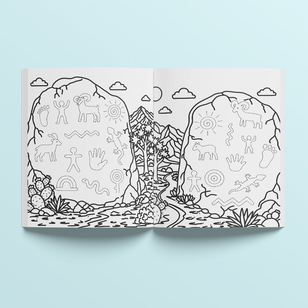 Look into my eyes - Coloring book: Mírame a los ojos - Libro para colorear