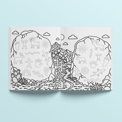 Look into my eyes - Coloring book: Mírame a los ojos - Libro para colorear